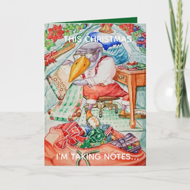 Personalized Christmas Greeting Card for Good Kids Kort (Framsida)