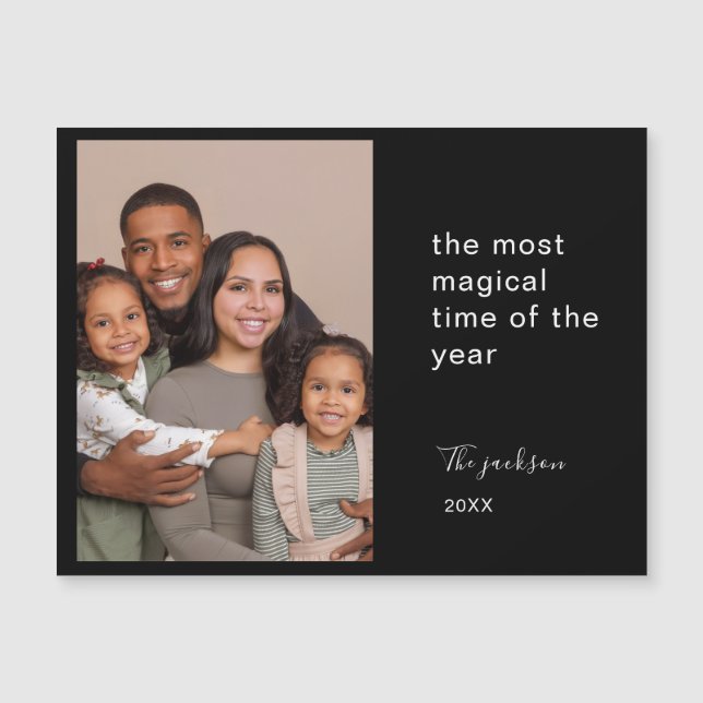 Personalized Christmas Holiday Photo Memory Design (Framsida)