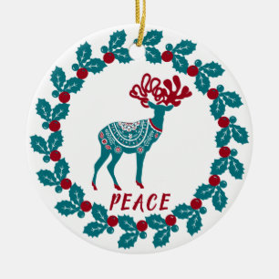 Personalized Christmas Julgransprydnad Keramik