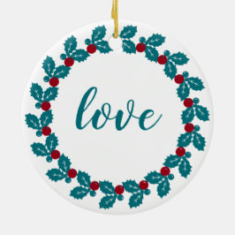 Personalized Christmas Julgransprydnad Keramik