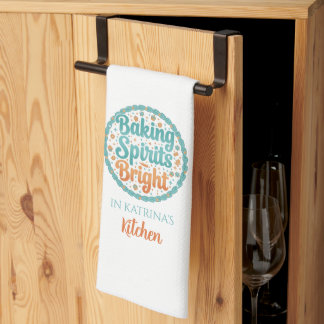 Personalized Christmas Kitchen Towels Kökshandduk
