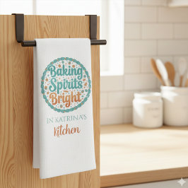 Personalized Christmas Kitchen Towels Kökshandduk