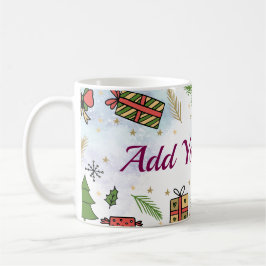 Personalized Christmas Mug – Add Your Name Kaffemugg