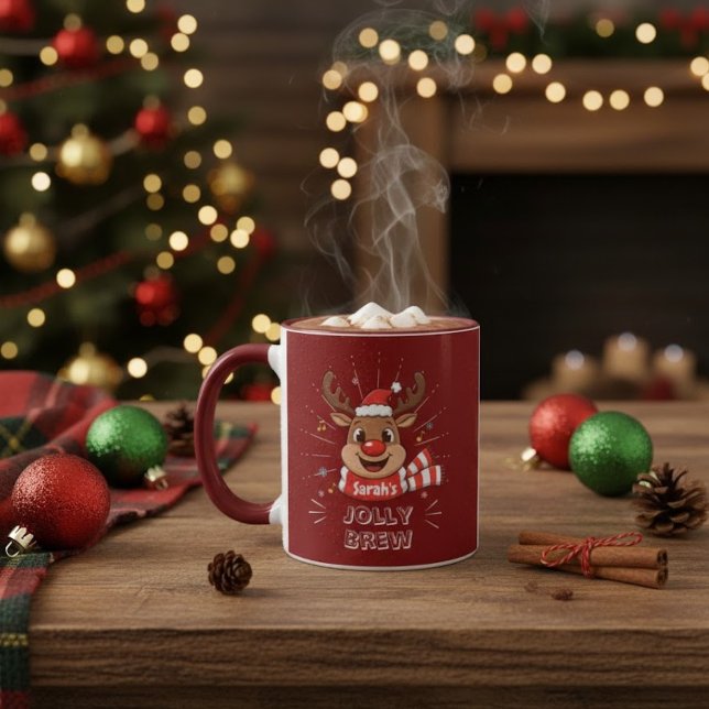 Personalized Christmas Mug | Custom Name Holiday  Mugg (Skapare uppladdad)