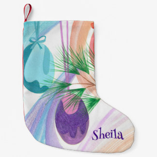 Personalized Christmas Ornaments Stocking Liten Julstrumpa