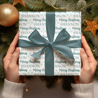 Personalized Christmas Wrapping Paper Presentpapper
