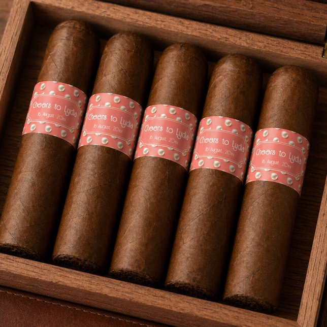 Personalized Cigar Band Sticker Returadress Etikett (Skapare uppladdad)