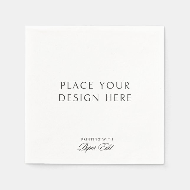 Personalized Cocktail Napkins Add Your Own Design Pappersservett (Framsidan)