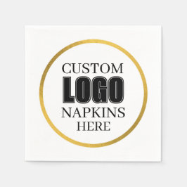 Personalized Cocktail Napkins with Your Logo Pappersservett