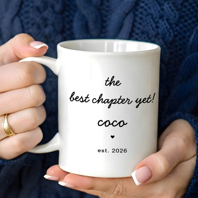 Personalized Coco Mug Best Chapter Yet Kaffemugg (Skapare uppladdad)