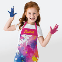Personalized Colorful Artist Paint Splash