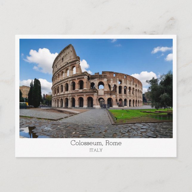 Personalized, Colosseum, Rome, Italy Vykort (Framsida)