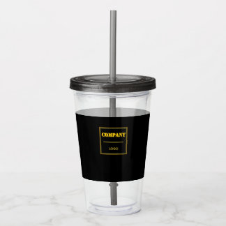 Personalized Company Black Modern Custom Business Take Away Mugg