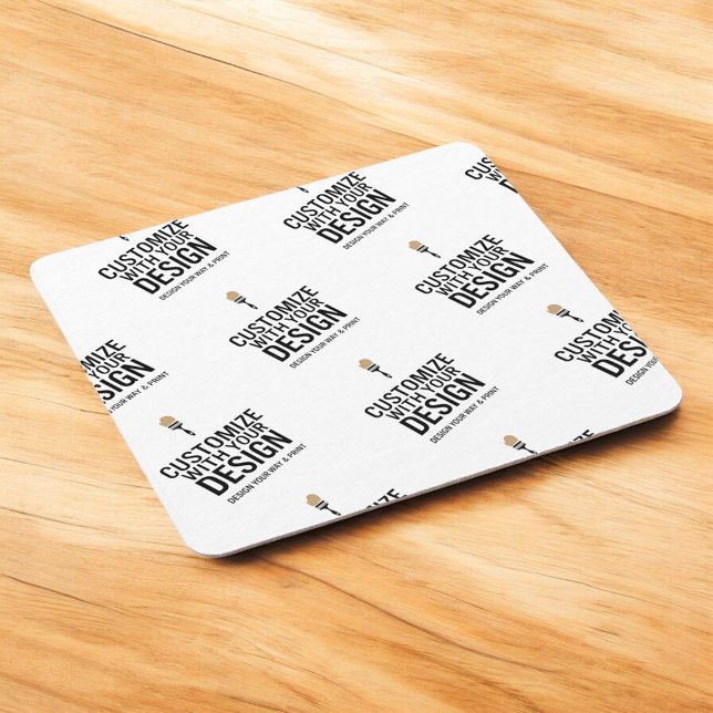 Personalized Company Branded Custom Minimalist  Underlägg Papper Kvadrat (Skapare uppladdad)