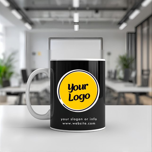 Personalized Company Logo  | Custom Business Gift  Kaffemugg (Skapare uppladdad)