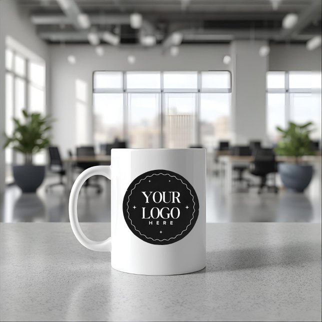 Personalized Company Logo  | Custom Business Gift  Kaffemugg (Skapare uppladdad)
