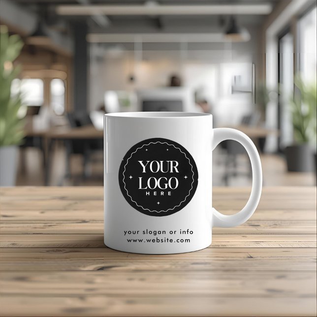 Personalized Company Logo  | Custom Business Gift  Kaffemugg (Skapare uppladdad)