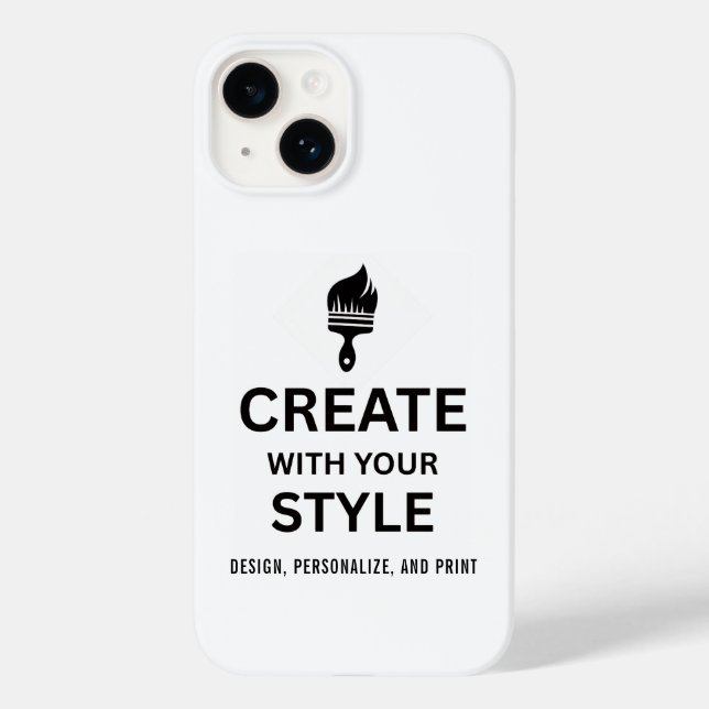 Personalized Company Logo Custom iphone case (Baksida)