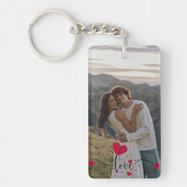 Personalized Couple Keychain with Photo – Custom  (Framsidan)