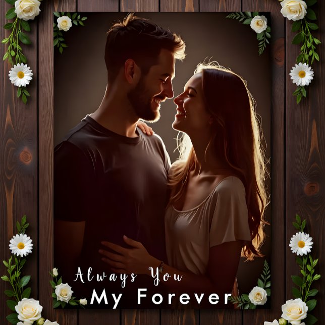 ✅Personalized Couple Photo |Custom Engagement Gift Fototryck (Skapare uppladdad)