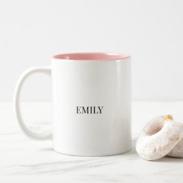 Personalized Couple Two-Tone Mug – Custom Name Val Två-Tonad Mugg