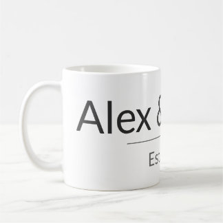 Personalized Couples Mug – Custom Names & Year Gif Kaffemugg
