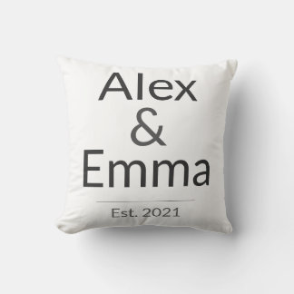Personalized Couples Mug – Custom Names & Year Gif Kudde