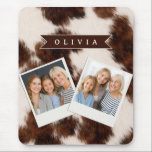 Personalized Cow Print Cowgirl Western Style Gift Musmatta<br><div class="desc">There is something timeless and effortlessly cool about cow print. It seems fun, fashionable, and a touch daring because it combines rustic charm with contemporary design. This personalized cow print collection was created for people who love western inspired aesthetics, cozy country vibes, and designs that feel both trendy and personal....</div>