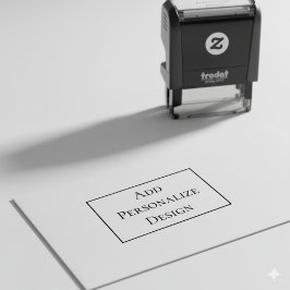 Personalized Custom 2.65" x 0.9" Självfärgande Stämpel