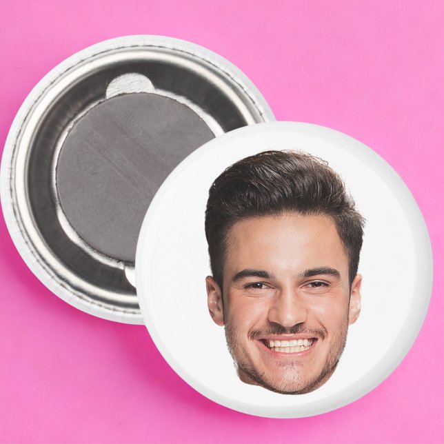 Personalized Custom Face Magnet (Skapare uppladdad)