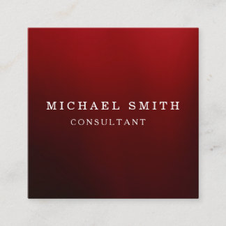 Personalized Custom Minimalist Modern QR Code Logo Fyrkantigt Visitkort