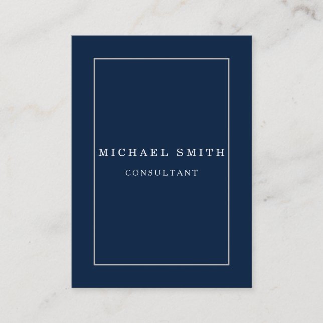 Personalized Custom Minimalist Modern QR Code Logo Visitkort (Framsida)