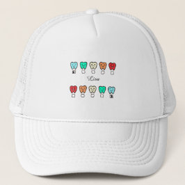 Personalized- Custom Name Cute Dental Cap Keps