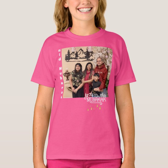 Personalized Custom Photo Picture Friends Family T Shirt (Framsida)