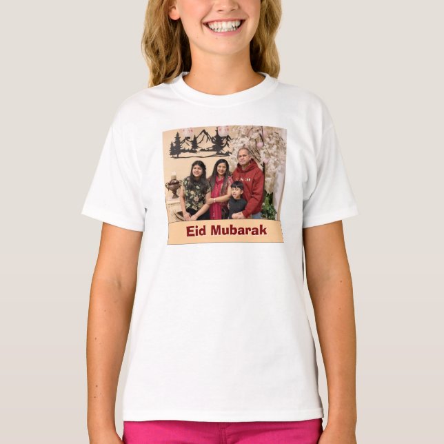 Personalized Custom Photo Picture Friends Family  T Shirt (Framsida)
