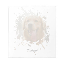 Personalized Custom Photo with Name Anteckningsblock