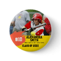 Personalized Custom Softball Player Graduation