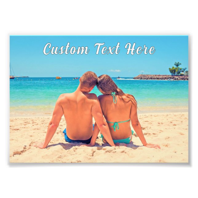 Personalized Custom Text and Photo Poster Example (Framsidan)