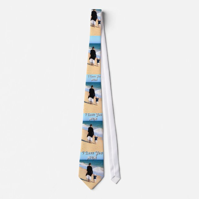 Personalized Custom Your Mom Photo Neck Tie Slips (Framsida)