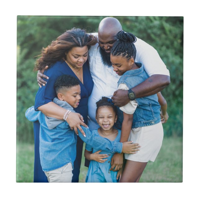 Personalized Custom Your Own Photo Ceramic Tile Kakelplatta (Framsidan)