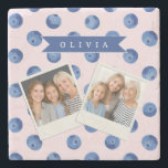 Personalized Cute Blueberry Watercolor Gift Name Stenunderlägg<br><div class="desc">With our Customized Blueberry Watercolor Collection, you can add a cheerful splash of color and individuality to daily life! These personalized pieces are meant to make anyone smile, whether you're shopping for yourself or looking for that ideal present. Every piece in the collection has a bright, hand-painted blueberry design in...</div>