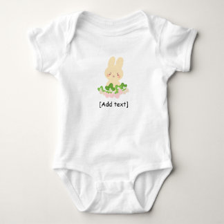 Personalized Cute Bunny with Strawberries - Custom T Shirt
