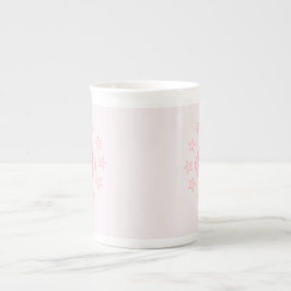 Personalized Cute Elephant Pink Benporslin Mugg