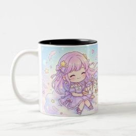 Personalized Cute Libra Zodiac Mug Två-Tonad Mugg
