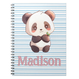 Personalized Cute Panda Anteckningsbok