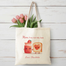 Personalized Cute Strawberry Jam Mothers Day Gift