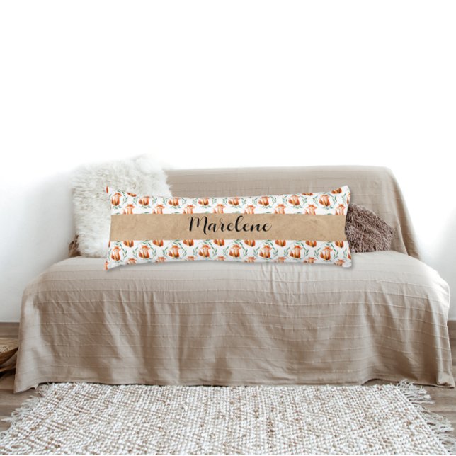 Personalized Cute woodland Fox nursery decor Kroppskudde (Skapare uppladdad)