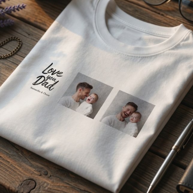 Personalized Dad Photo| Custom Father’s Day T Shirt (Skapare uppladdad)