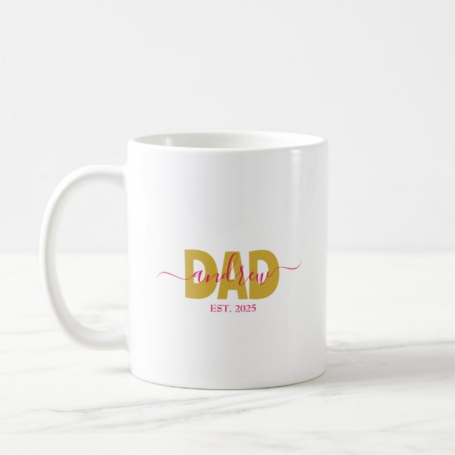 PERSONALIZED DAD TO BE KAFFEMUGG (Vänster)