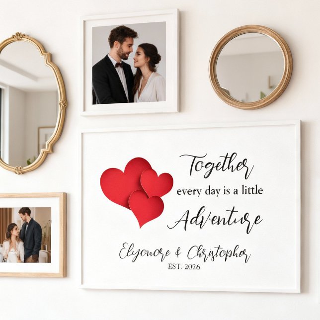 Personalized Date Together Every Day Adventure Poster (Skapare uppladdad)